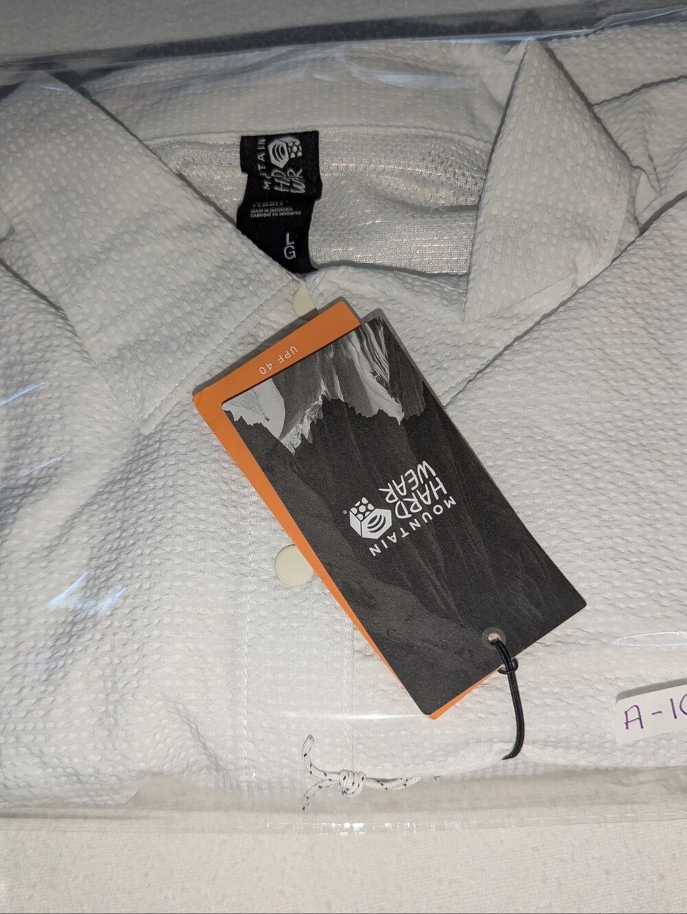 Mountain Hardwear White Textured Jacket - White